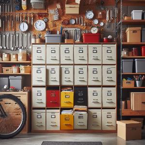 Innovative Uses for File Cabinets in Garage Organization-5